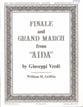 Finale and Grand March-Aida Handbell sheet music cover